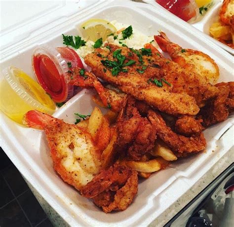 Sharks seafood - Fish & Chicken Combo (Pick 2 Item) Served with Fries or Cajun Rice, Coleslaw & sliced bread. $14.99. Fish & Chicken Combo (Pick 3 item) Served with Fries or Cajun Rice, Coleslaw & sliced bread. $17.99. 10pc whole wing 6pc fried Fish. Served with Fries and lemon pepper seasoning chose of whitning ,Trout or ocean peach .